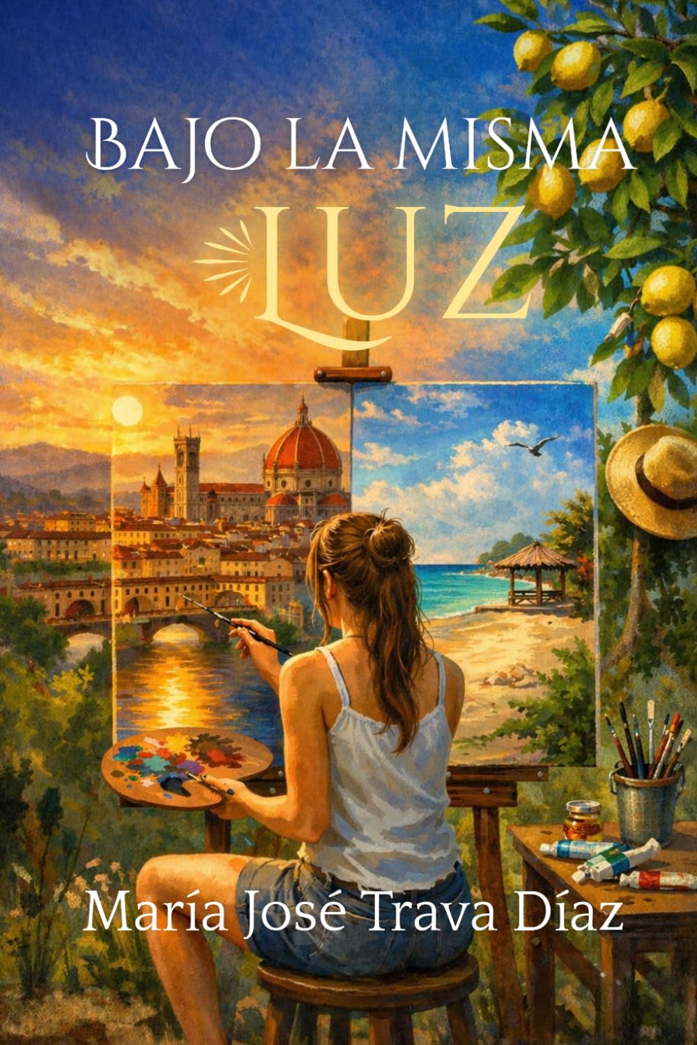 Portada del libro Bajo la misma Luz de María José Trava